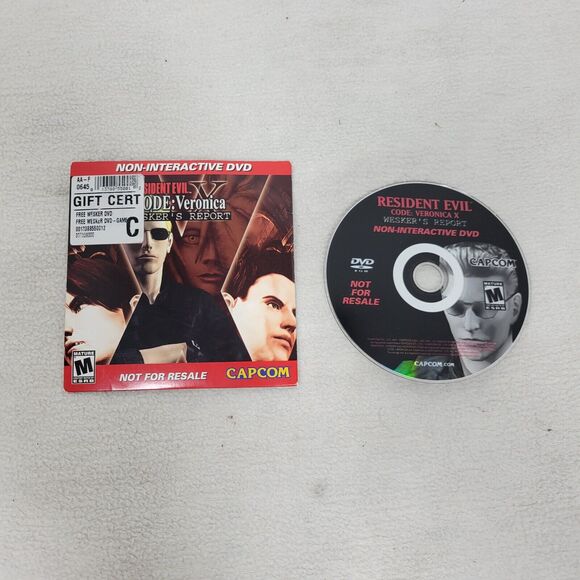 Resident Evil Code Veronica X Bonus Disc Promotional DVD Movie Video Game Games - Picture 4 of 9